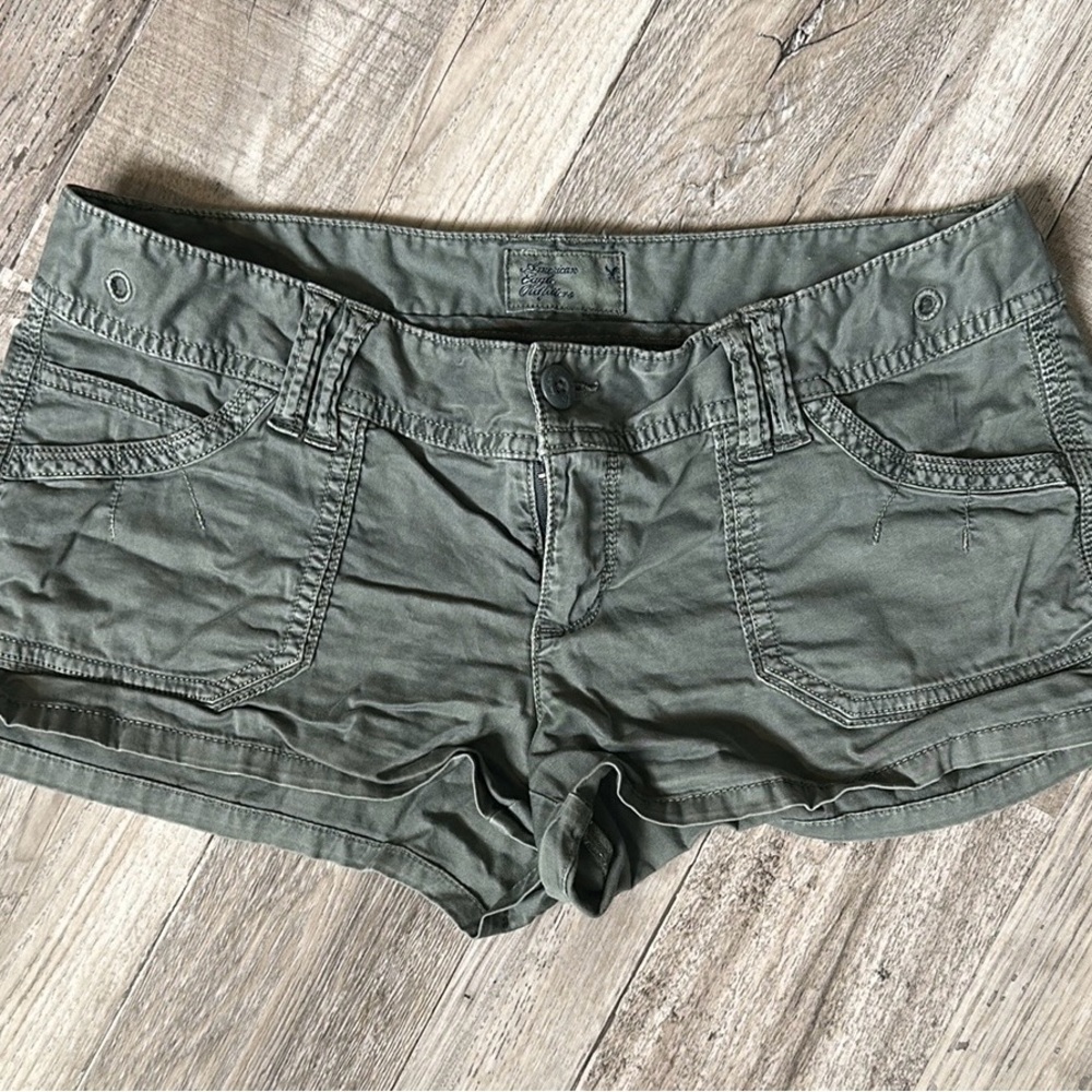 Olive Green Women's Shorts